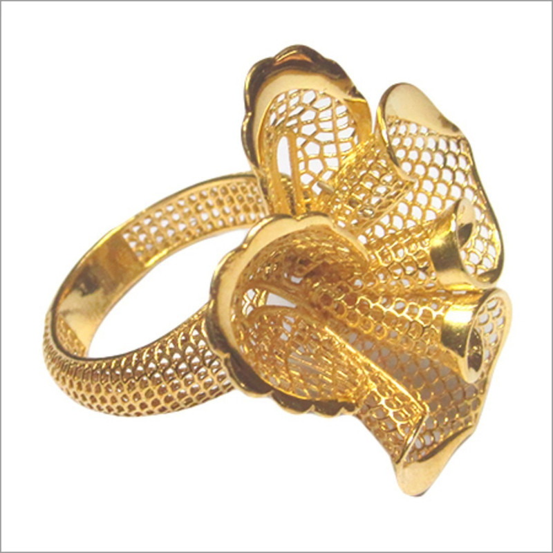 jc mart ITALIAN LADIES RING Brass, Metal Gold Plated Ring
