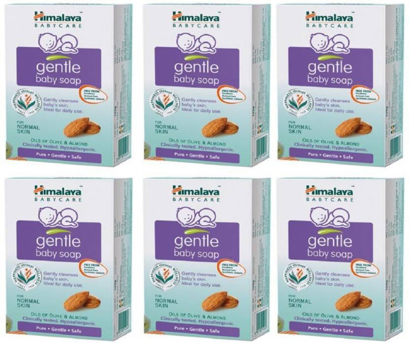 HIMALAYA Gentle Babay Soap Value Pack 125 Gms(6 x 20.83 g)
