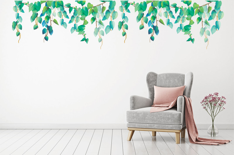khirki Medium "Flowers" Wall Sticker (PVC Vinyl, 45 cm X 60 cm)  Sticker(Pack of 1)