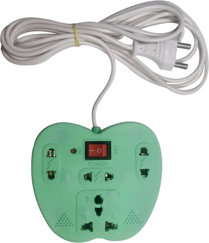 Bluerider BR_028 4 Socket Surge Protector(Green)