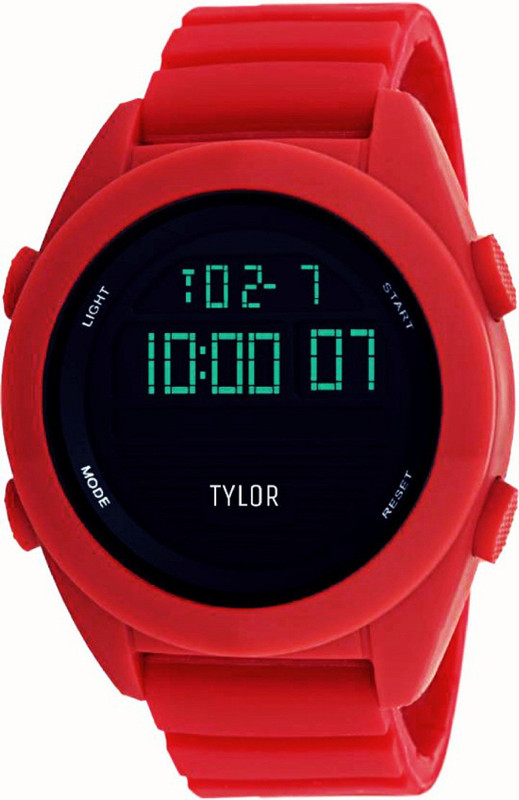 tylor TYS 01 RED CANDY COLOR SPORT STRAP ALARM DAY DATE DIPLAY MOON LIGHT DIGITAL SPORT Digital Watch  - For Men