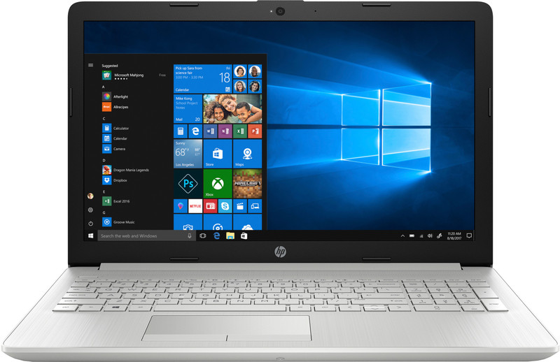 HP 15 Ryzen 3 Dual Core - (4 GB/1 TB HDD/Windows 10 Home) 15-db0186AU Laptop(15.6 inch, Natural Silver, 1.77 kg, With MS Office)