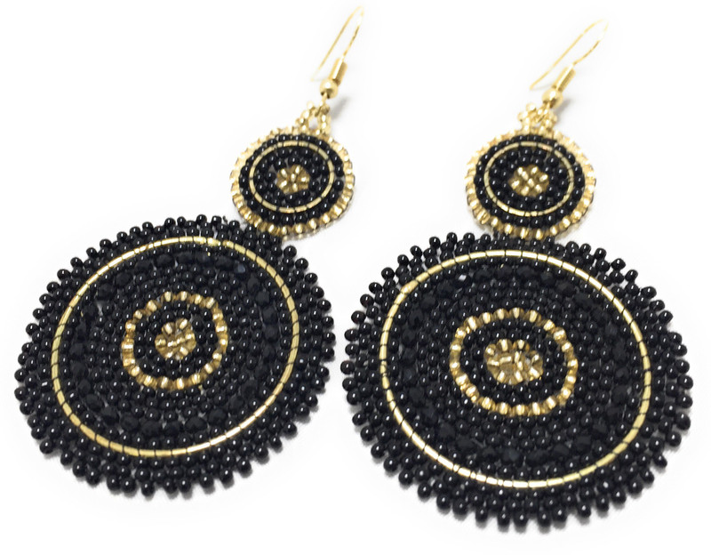 chahat accessories E0020A Glass, Metal Drops & Danglers