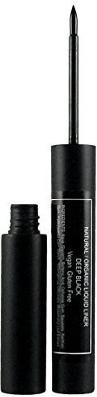 Jes Organics Liquid Eye Liner Natural Organic Infused Black 10 ml(Black)