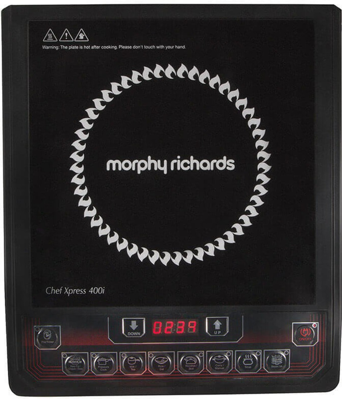 morphy hef Xress 400i Induction Cooktop(Black, Push Button)