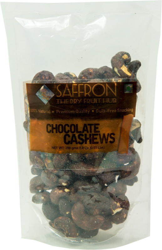 Saffron Chocolate Flavoured Cashews Pouch(250 g)