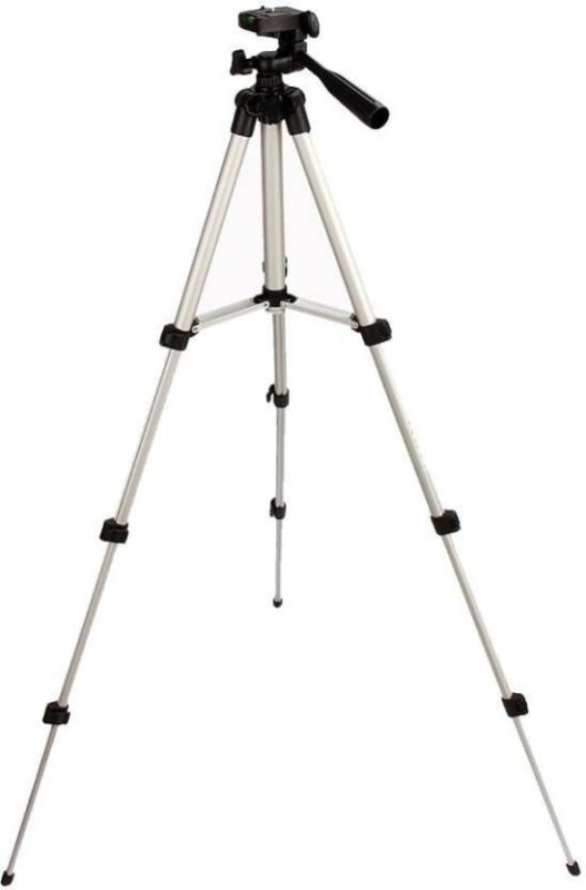Cellworld 3Way Head Mobile Phone Camera Stand Holder Tripod Kit Tripod, Tripod Kit(Multicolor, Supports Up to 1000 g)