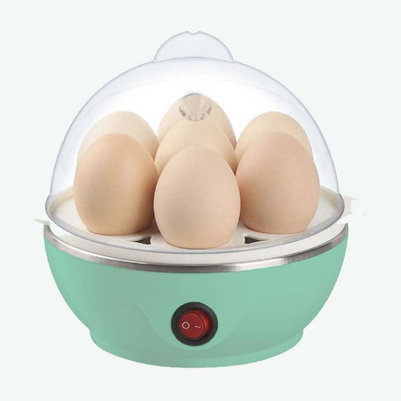 Mezire MEC33 Electric Egg Cooker Electric Mini Egg Steam Boiler Multi Egg Boiling Cooker (Multicolor) Egg Cooker (7 Eggs) Egg Cooker(7 Eggs)