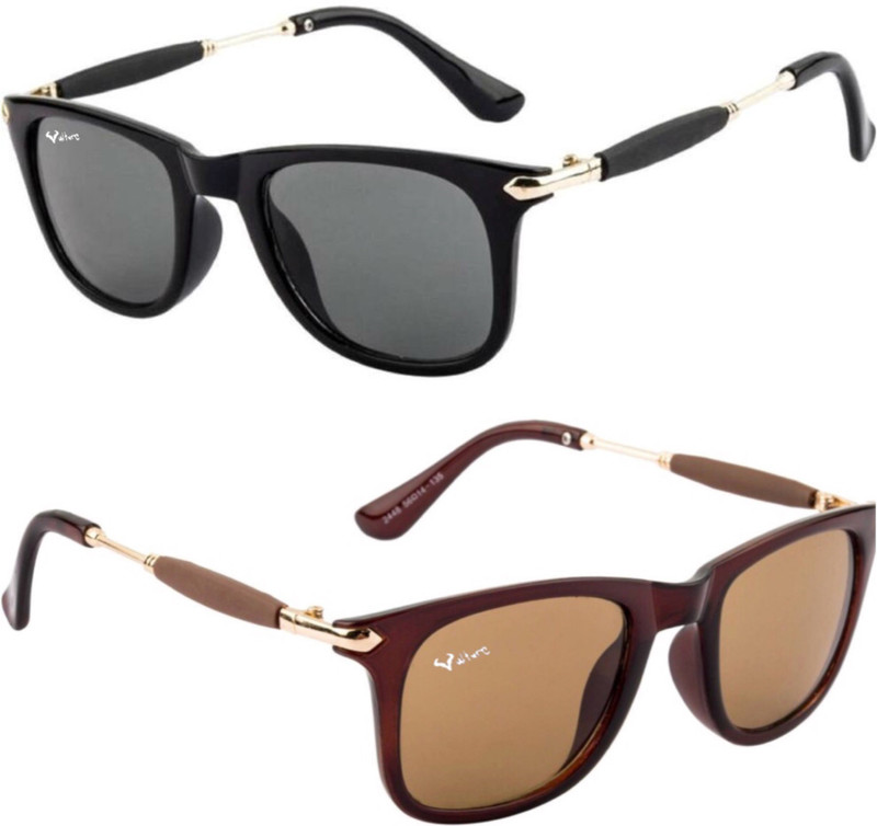 vulture Cat-eye Sunglasses(Black, Brown)