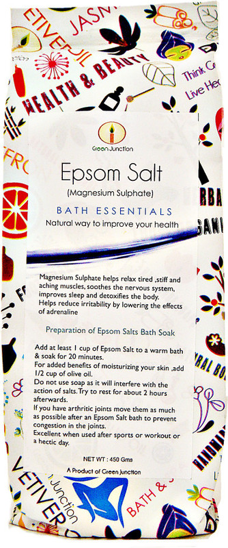 green junction Epsom Bath Salt 450 Gms Pack(450 g)