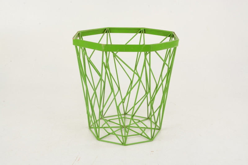 rrshandicrafts Royallifestylee METAL BASKET Iron Fruit & Vegetable Basket(Green)