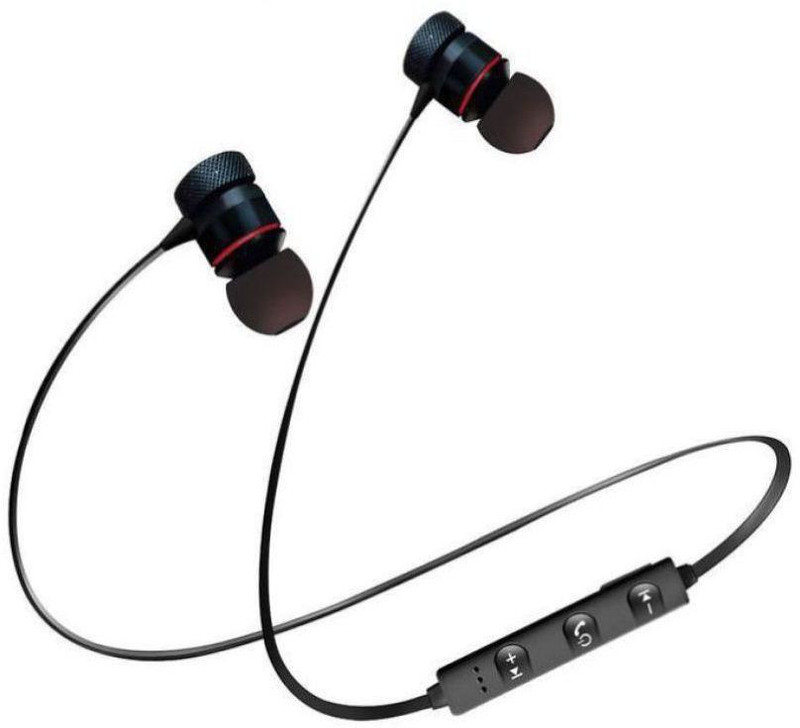 laxes Bluetooth headset with mic, Clear Stereo Sound (red) Bluetooth Headset with Mic(Red, Black, In the Ear)