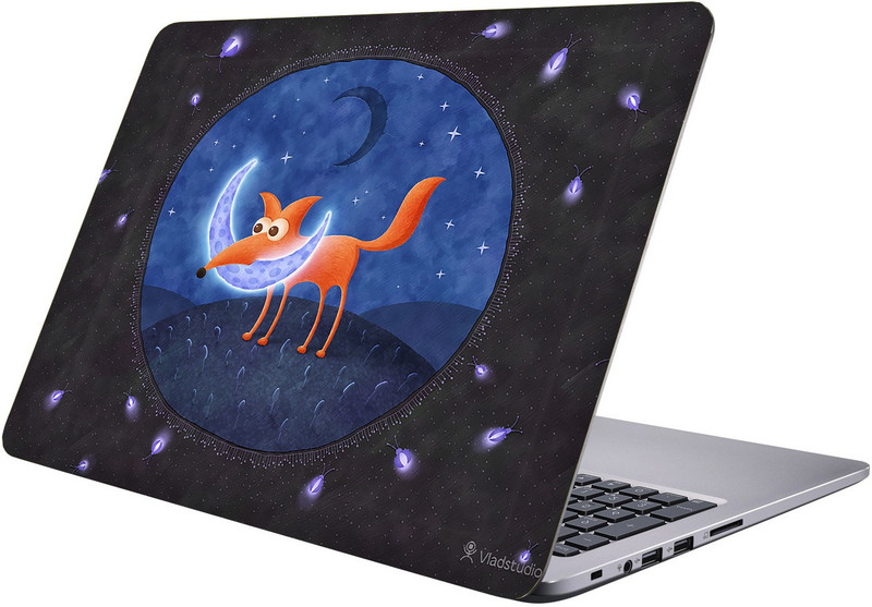 PRINTCLUB Laptop Sticker 15.6 inch-Premium Quality, UV Printed, Laminated, Bubble Free, Scratchproof Laptop Skin-668 Vinyl Laptop Decal 15.6