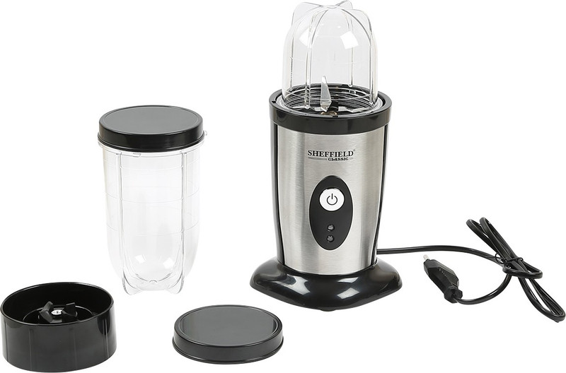 Sheffield Classic Nutri Blender, Mincer, Mixer SH-1051 350 Mixer Grinder(Black ABS Body & SS front, 2 Jars)