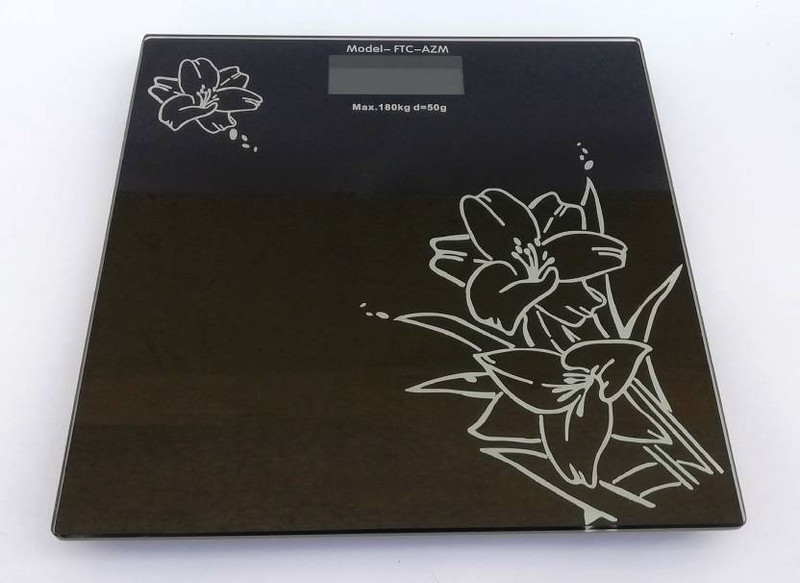 GLOWISH PERSONAL BODY WEIGHT MEASUREMENT HEAVY GLASS PERSONAL BODY CARE Weighing Scale(Multicolor)