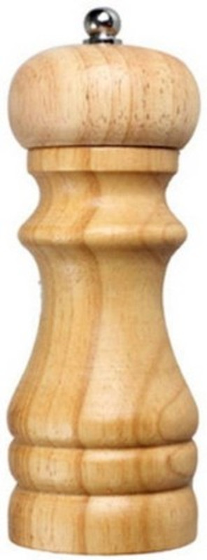 Luxafare 1 manual salt pepper spice herb 1 Piece Salt & Pepper Set (Wooden) Wet Grinder(Beige)