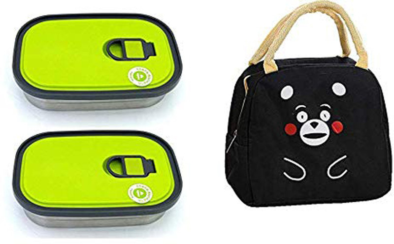 AASA Fancy Cartoon Design Thermal Bag for Food, Colddrink, Lunch & Thermal Insulated Stainless Steel Tiffin Box, Perfect Gift Item Waterproof Multipurpose Bag(Multicolor, 4 inch)