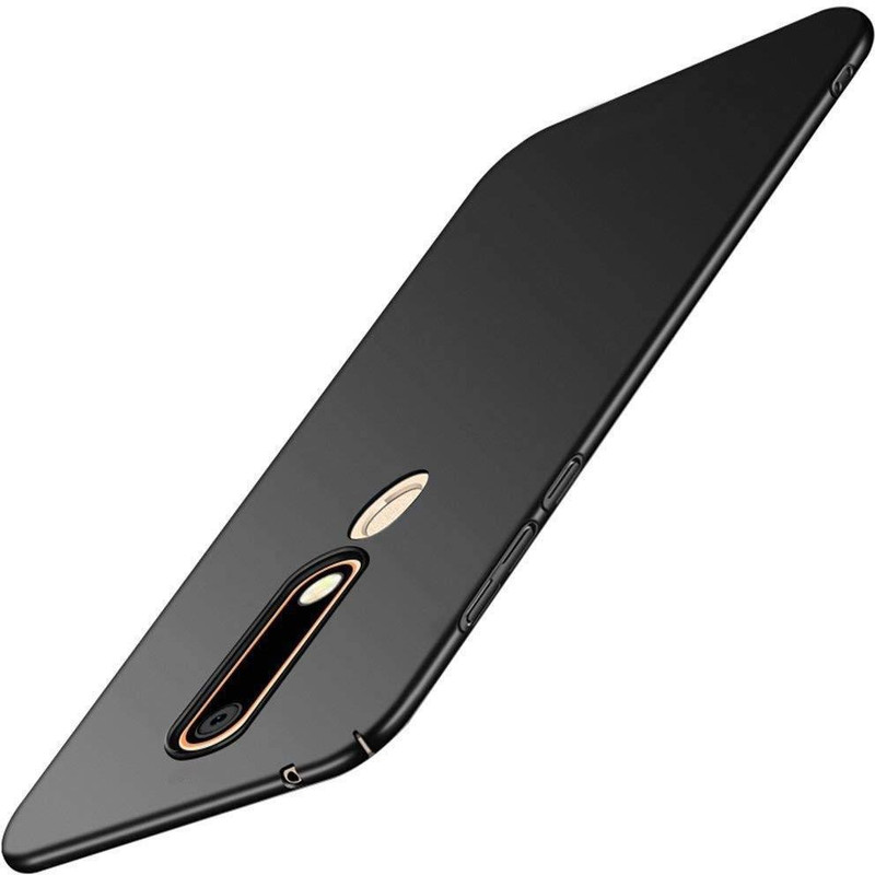 wemix technologies Back Cover for Nokia 6.1 Plus(Black, Hard Case)