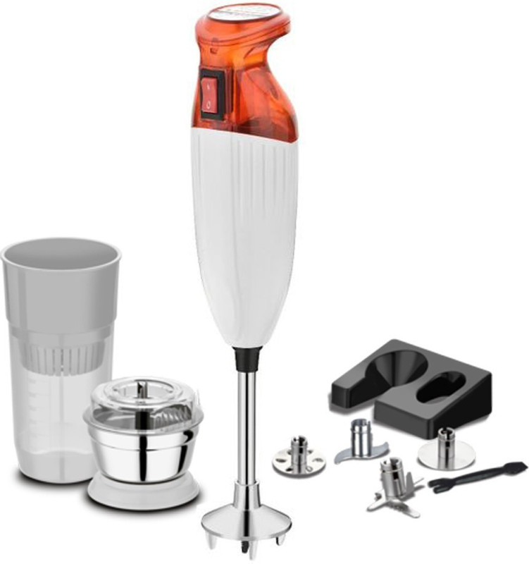 Lesco Galaxy Plus 200 Watt Hand Blender with Chutney Jar Red LHBGP202 200 Hand Blender(Red)