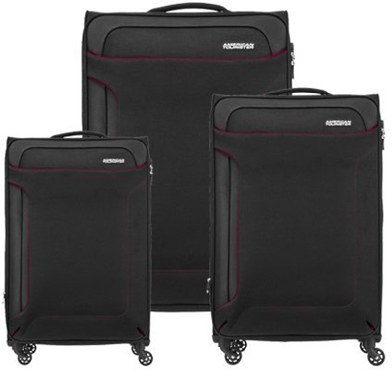 American Tourister Suitcase, Cabin Suitcase, Check-in Suitcase Combo(Black)