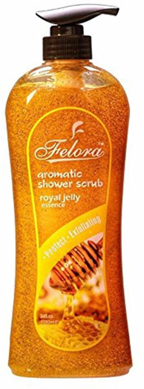 felora Aromatic Shower Scrub, Royal Jelly Essence - 1000ml(1000 ml)