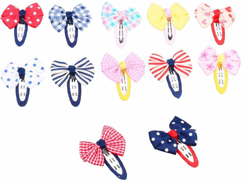 xldreams 12 Imported Kids hair snap clip Hair Clip(Multicolor)