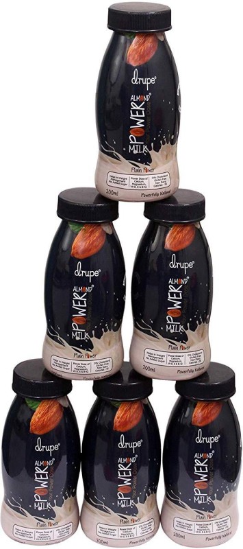 Drupe Drupe Plain Power Almond Milk(6 x 200 ml)