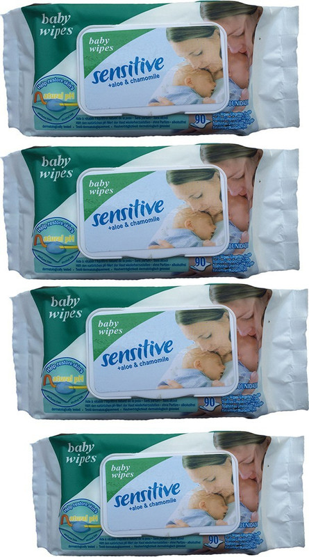 sensitive Wipes(4 Pieces)