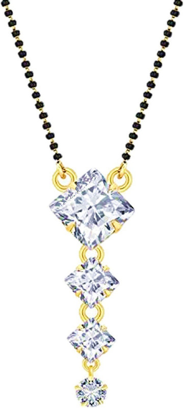 aabhu 3 Stone Alloy Mangalsutra