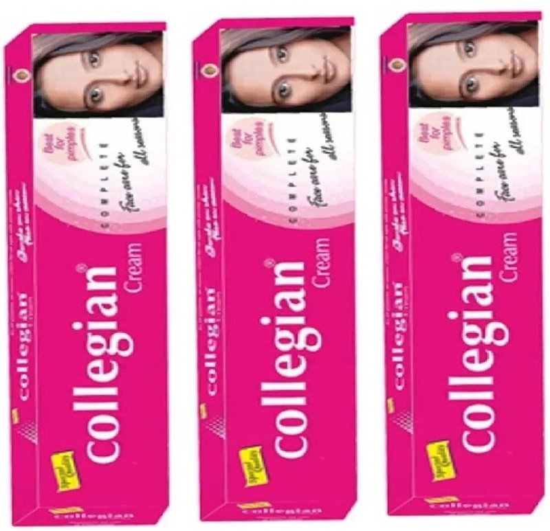collegian fairness cream face treatment 20g pack of 3(60 g)