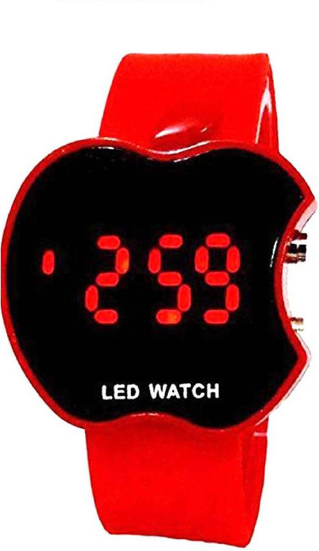 unequetrends red digital silicon watch for mens boys Digital Watch  - For Boys & Girls