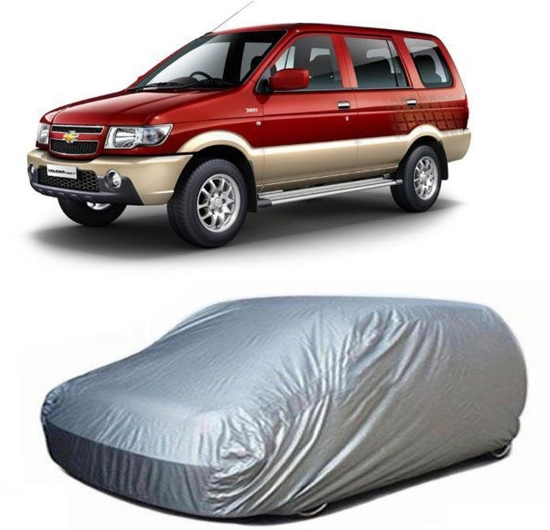 tgp group Car Cover For Toyota Tavera (Without Mirror Pockets)(Silver)