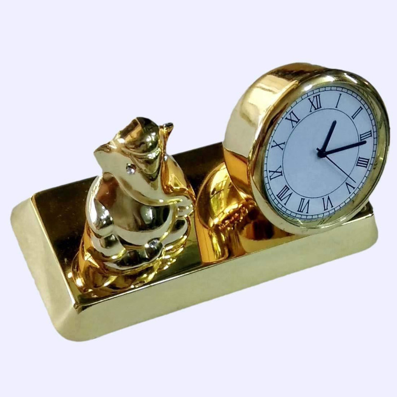 topmost 1 Compartments steel table watch(Gold)