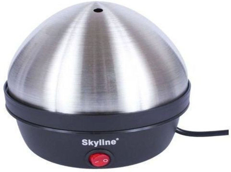 Skyline Egg Boiler VTL 6161 Egg Cooker(Silver, Black, 7 Eggs)