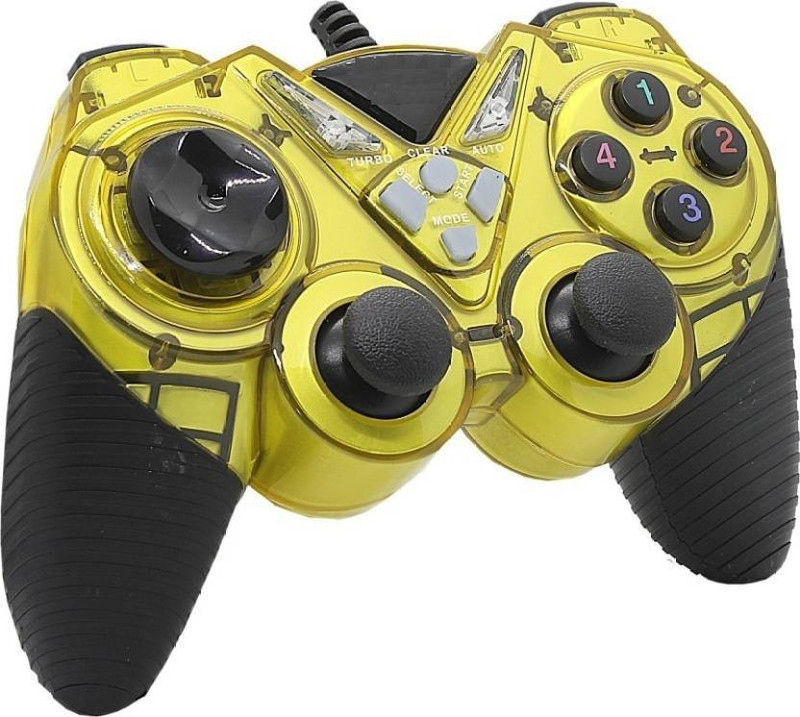 Deals Destination Double Shock Vibration Controller Gaming Joystick(Golden, For PC) Deals Destination Double Shock Vibration Controller Gaming Joystick(Golden, For PC)