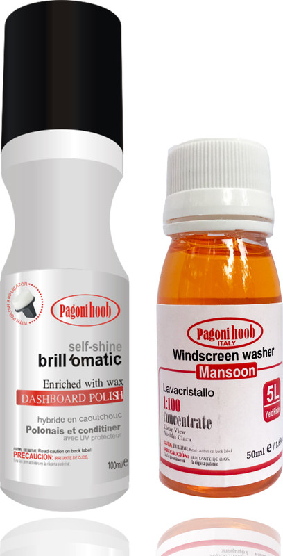 pagoni hoob 1 Brillomatic Polish And 2 Windscreen Washer PHBRlWW50 Vehicle Interior Cleaner(100 ml)