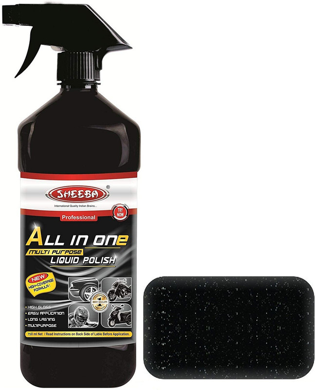 sheeba Liquid Car Polish for Metal Parts, Leather, Dashboard, Exterior(750)