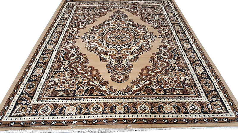 ri carpets Brown Acrylic Carpet(152  X 213)