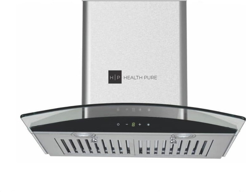 health pure b slim Wall Mounted Chimney(silver 1100 CMH)