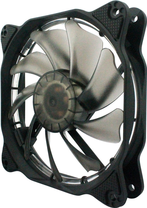 BBC BLUE COLOR 120MM O RING LED FAN Cooler(BLACK COLOR FAN WITH BLUE RING)