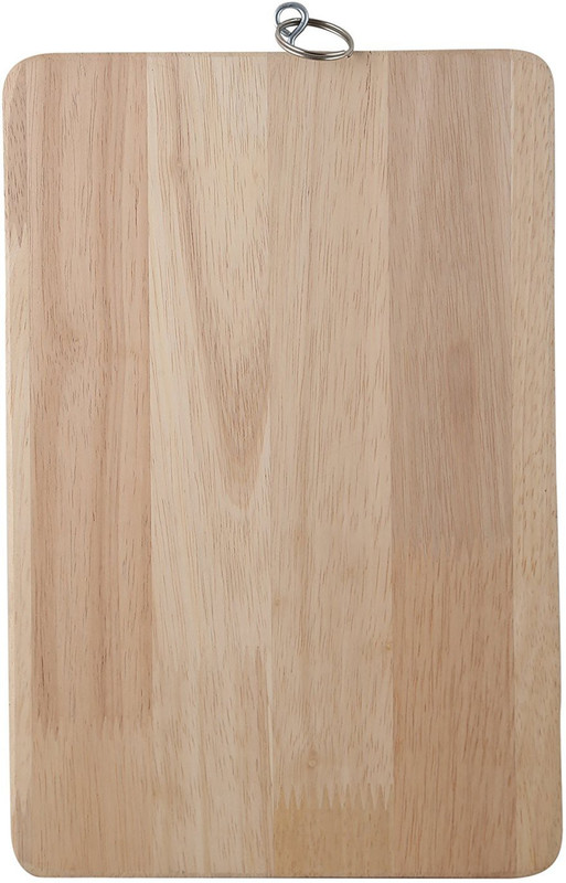 ozimo Vegetable and Fruit Wood Cutting Board(Beige Pack of 1)