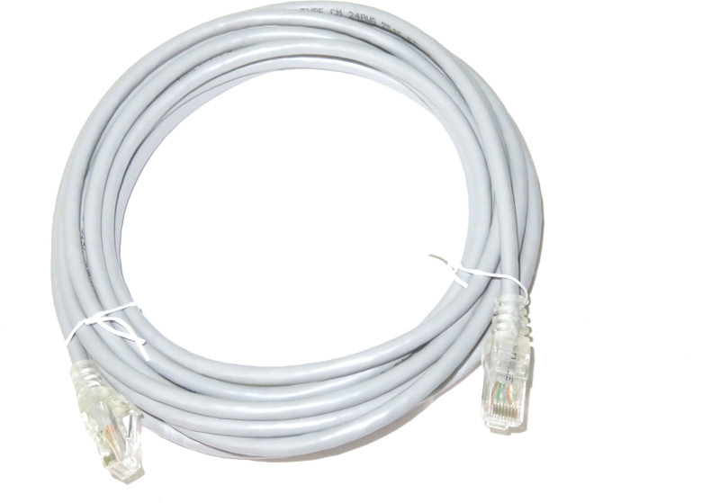 Lemme D-Link Cat6 Patch Cord 5mtr 5 m Patch Cable(Compatible with Ethernet Cable, Grey)