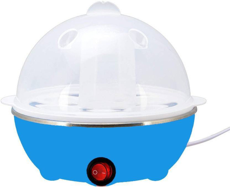 Mezire Electric Egg Cooker Stainless Steel Auto Shut Off 7 Egg Boiler with Water Level Indicator Measuring Cup, 16x15.5cm, (Multicolour) Egg Cooker(7 Eggs)