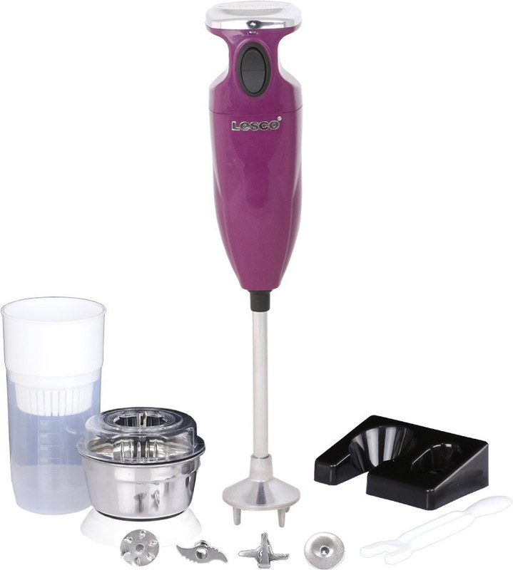 Lesco MMAA Blend Stryker Plus 300 Watts with Attachement Purple LHBGP302 300 Hand Blender(Purple)