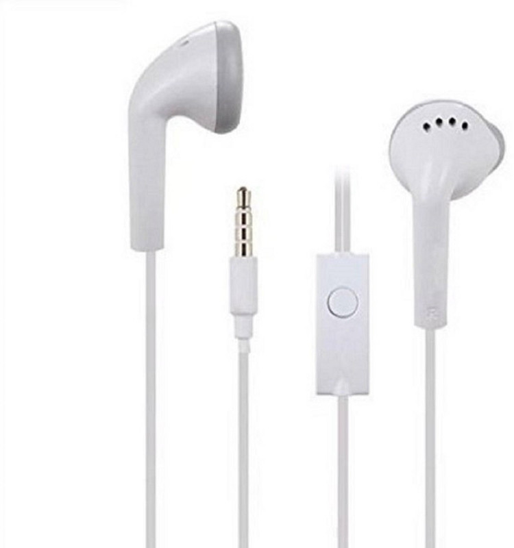 pervious 0123 Wired Headset with Mic(White, In the Ear)