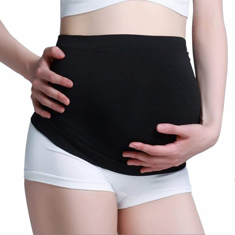 sbe 1Pc Pregnancy Women Maternity Support Belt, Back Bump Belly Waistband For Baby Care Strap(Black, XL)(Black)