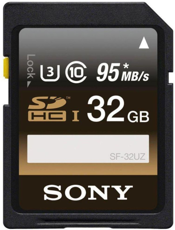 Sony SF-32UZ 32 GB SDHC UHS Class 1 95 MB/s Memory Card