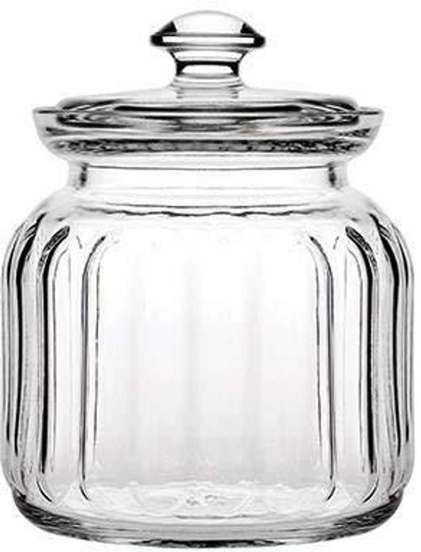Pasabahce Glass jar with Glass Lid | Airtight Glass jar |500Ml|Made in Turkey Mixer Jar Lid