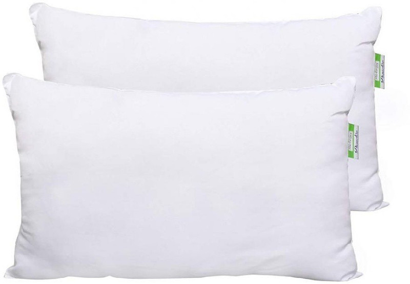 recron Polyester Fibre PLANE Bed/Sleeping Pillow(White)