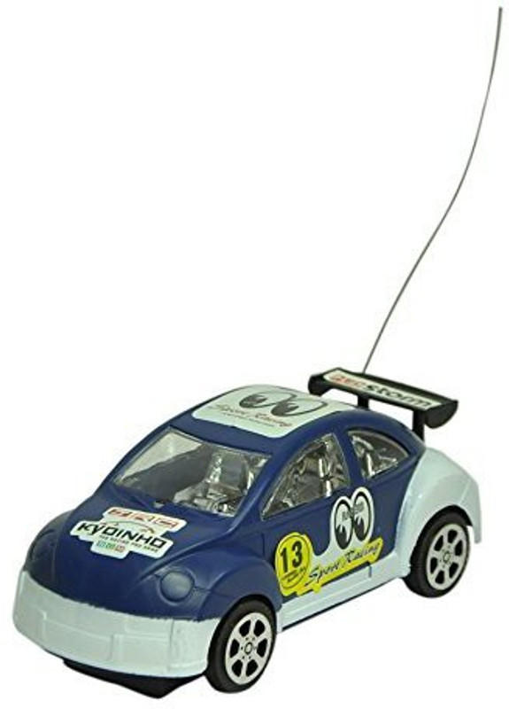 white popcorn Remote Control Crazy car Best Quality in Best Price by WP(Blue)